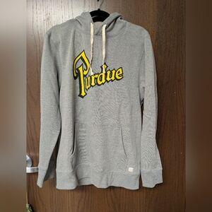 Purdue University Gray Sweatshirt Hoodie Size Large Homefield NWOT